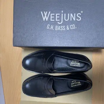 GHBASS WEEJUNS LOGAN 남성 로퍼 블랙 27cm