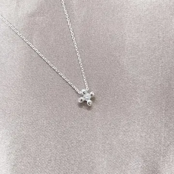 아카 목걸이 실버 925 다이아몬드 여성용 607