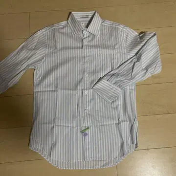 새상품급 Paul Smith 라이트 블루 스트라이프 와이셔츠