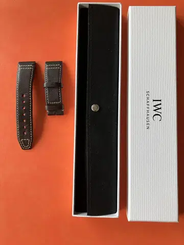 IWC EasX-CHANGE 정품 스트랩 브라운 가죽 XS