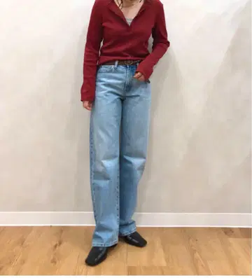 UNIQLO 스트레이트 청바지 25 미사용 새상품