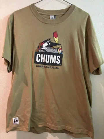 CHUMS 남성용 티셔츠 참스