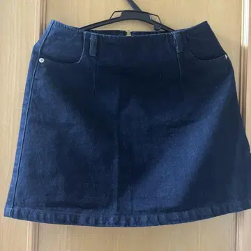 snidel 네이비 데님 타이트 스커트