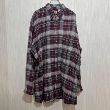 HIMALAYA OUTFITTERS 2XL 체크 무늬 플란넬 셔츠 스트릿