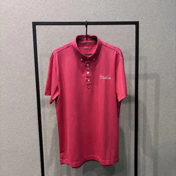 Titleist 핑크 폴로 셔츠