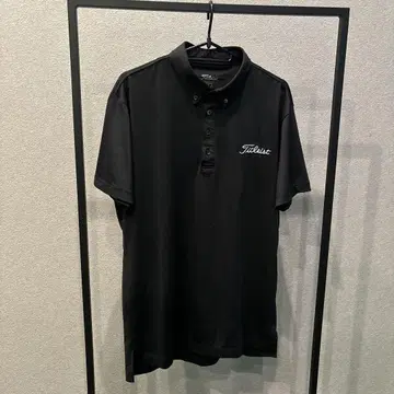 Titleist 블랙 피케 셔츠 L