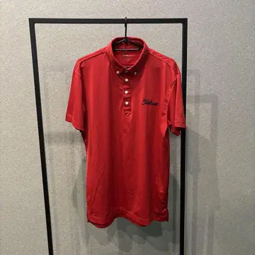 Titleist 빨간색 피케 셔츠 L 사이즈