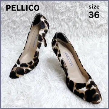 PELLICO 펠리코 송치 펌프스 레오파드 레오파드 무늬 size 36