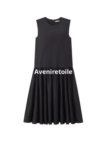 Aveniretoile 린넨 라이크 개더 원피스 32