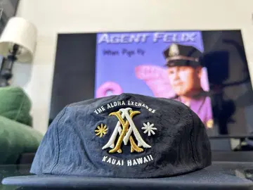 USA 하와이 Aloha Exchange SURF 나일론 캡 블랙
