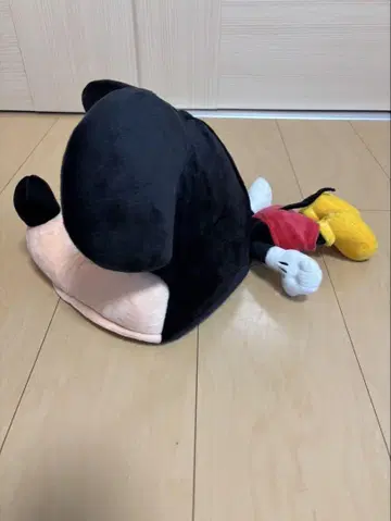 미키마우스 얼굴형 봉제 인형 쿠션 팬 캡