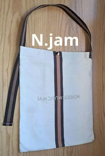 NOBLE N.Jam/엔잼 오리지널 캔버스 스몰 백 내추럴
