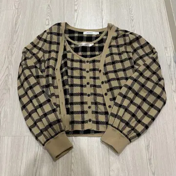 moussy BUTTON UP CHECK TOP&CARDIGAN