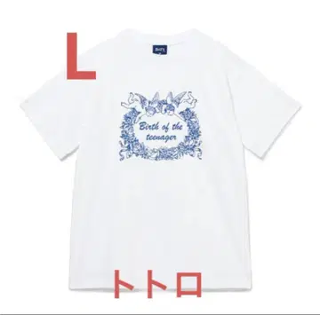 BoTT ANGEL TEE WHITE 보트 셔츠 L 엔젤