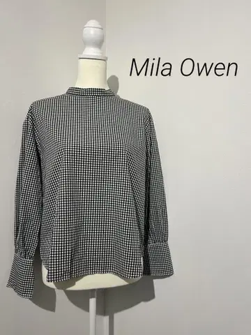 새상품급 미라 오웬 Mila Owen 백 넥 리본 블라우스