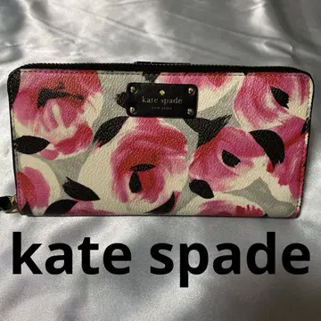 kate spade 꽃무늬 장지갑