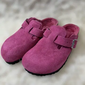 새상품급 BIRKENSTOCK BOSTON SHEARLING 24cm