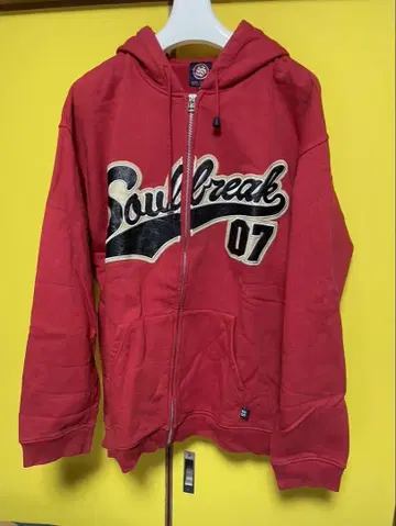 Soul Break 집업 후드티 L 사이즈 레드
