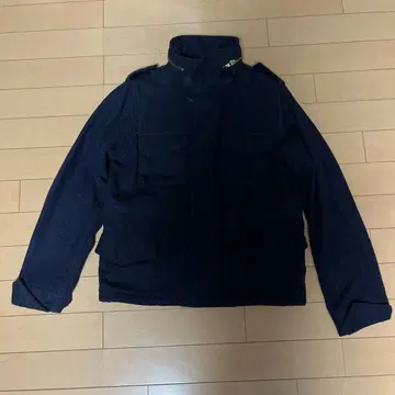 BEAMS BOY 네이비 밀리터리 자켓