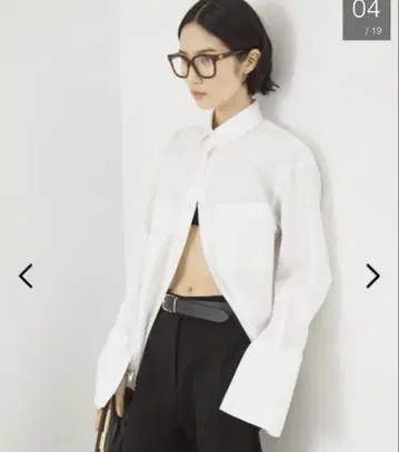 COCUCA 화이트 긴팔 셔츠