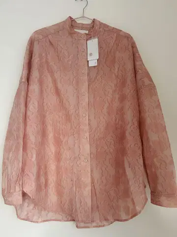 GENE HEAVENS SHEER LACE WRAP SHIRT