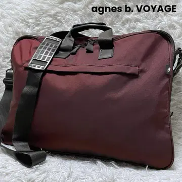 agnes b. VOYAGE 2WAY 비즈니스 백 2기실 보르도 출장