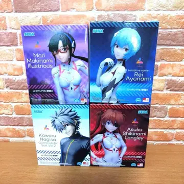 루미나스타 신 에반게리온 극장판 피규어 4체 세트