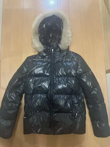 00s archive 퍼 다운 자켓 헤이세이 갸루 숏 기장 광택 y2k