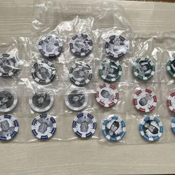 제일복권 카이지 F상 요행! 칩 총 7종 컴플리트 세트