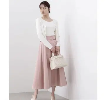 택 포함! 프로포션 바디 드레싱 서큘러 플레어 스커트