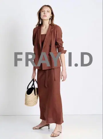 FRAY I.D 더블 린넨 원피스