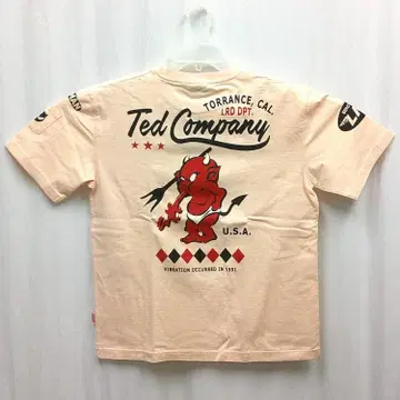 TEDMAN 반팔 T TDSS-570 스탠다드 테드맨 핑크 40 M