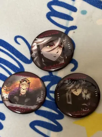 귀멸의 칼날 극장판 무한성 편 제1장 컬렉션 캔뱃지 3세트