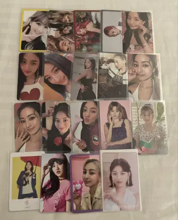 twice 지효 트레이딩 카드 묶음 판매 19장