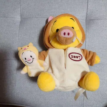 2007년 도쿄 디즈니랜드 돼지 해 봉제 인형 푸우