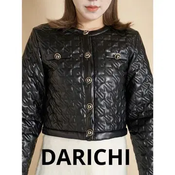 DARICH 블랙 퀼팅 자켓 Free 사이즈