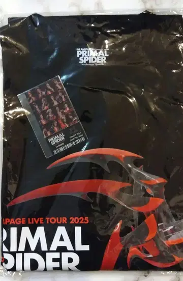 THERAMPAGE PRIMAL SPIDER 대만 타이베이 티셔츠 세트