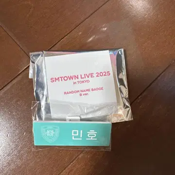 SHINee 민호 네임 배지
