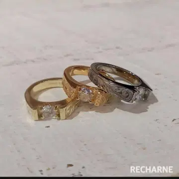 하와이안 주얼리 핑크 골드 반지