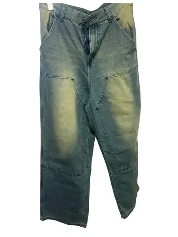 워싱 데님 팬츠