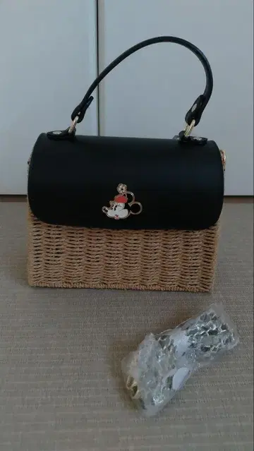 Disney 숄더백 바스켓백 미니 택 포함 미사용 새상품