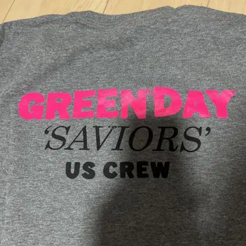 쿨 투어 Green day saviours tour crew L