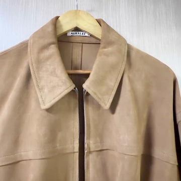 Auralee] 25SS LAMB SUEDE ZIP BLOUSON (C | 브랜드 중고거래 플랫폼