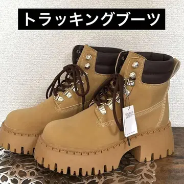 베비몬 RUKA 착용 부츠 WEGO 통굽 부츠 베이지 M