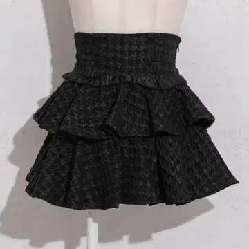 피움 티어드 프릴 도리 미니 스커트