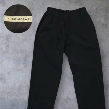 UNITED ARROWS 드로스트링 팬츠 그레이 남성용 S
