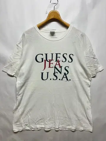 USA GUESS JEANS 게스 90's 크루넥 반팔 티셔츠 M