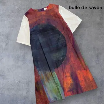새상품급! bulle de savon 수채화 코튼 원피스
