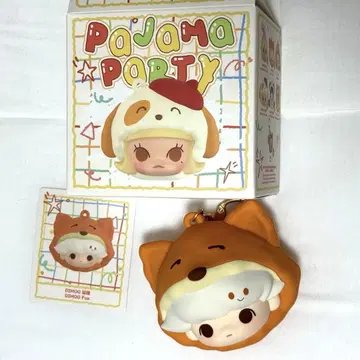 POPMART POPBEAN 파자마 파티 이어폰 케이스 DIMOO