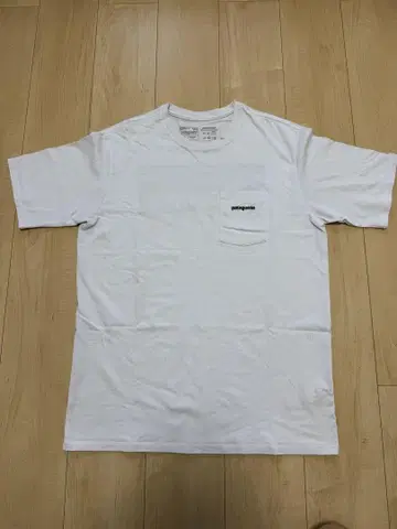 patagonia 화이트 티셔츠
